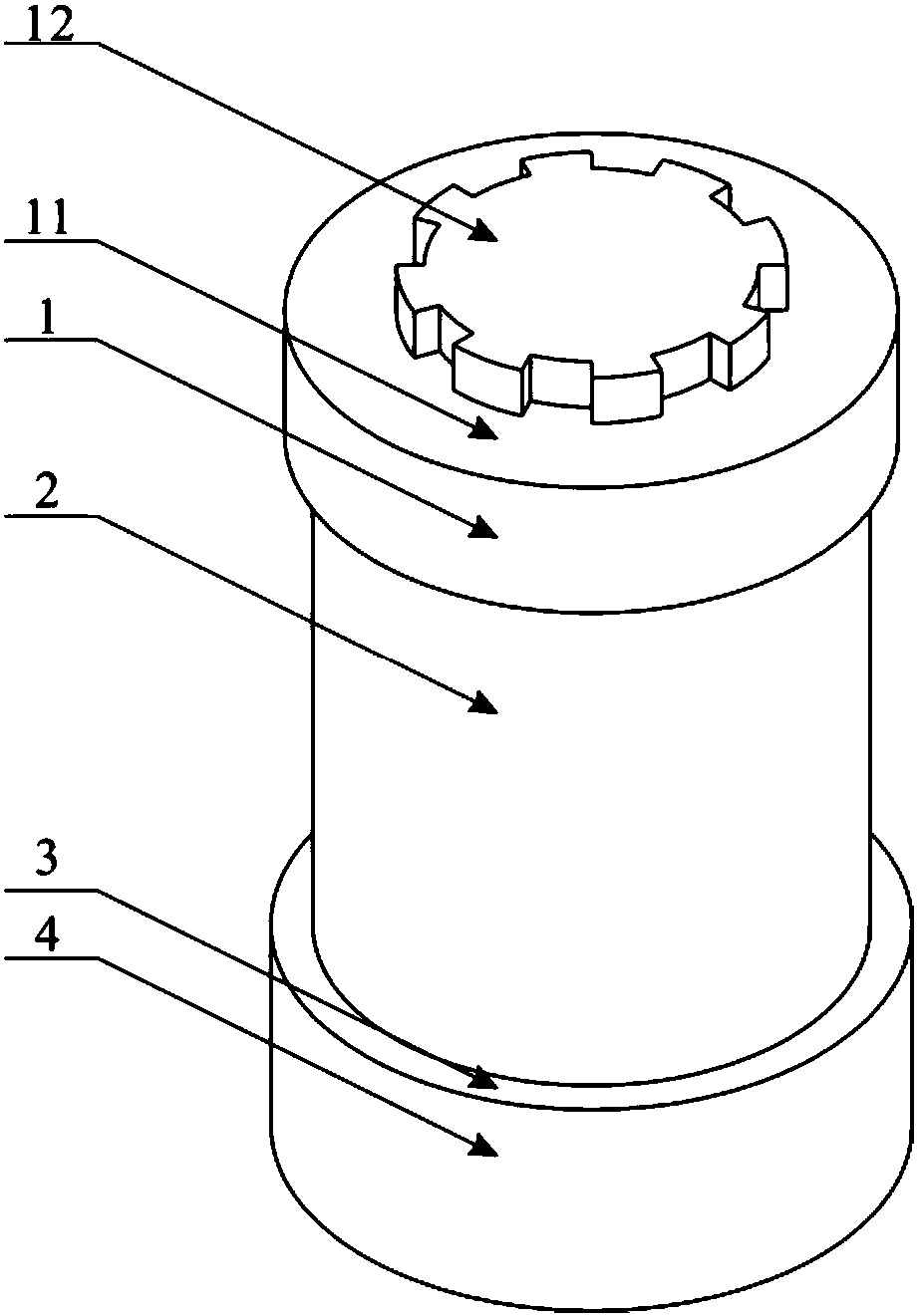 Cabling waterproof device for internal force measurement data cables for tunnel lining structure and application method