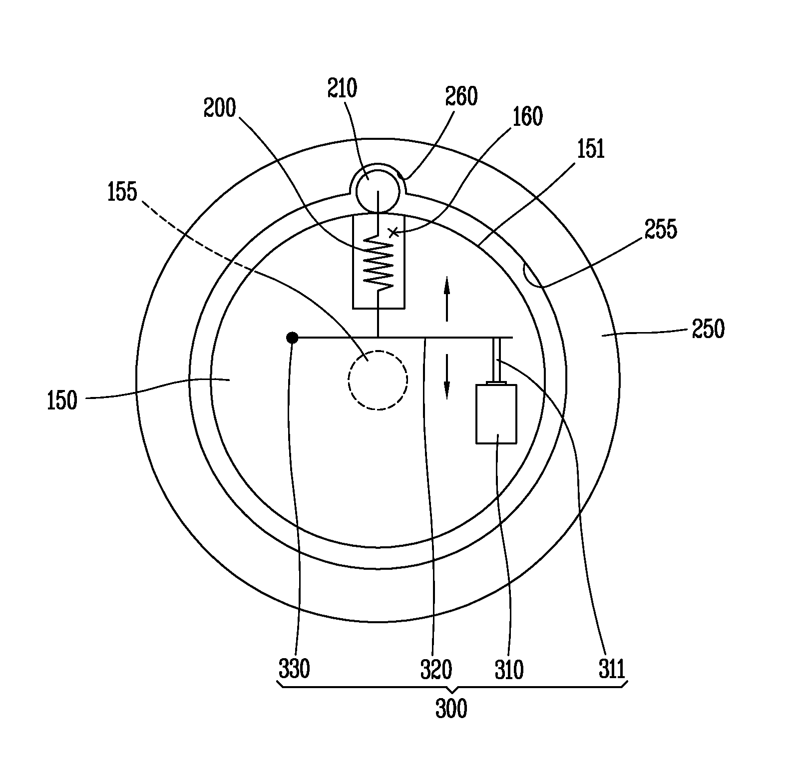 Device for generating limit torque with function of yielding torque change in real time