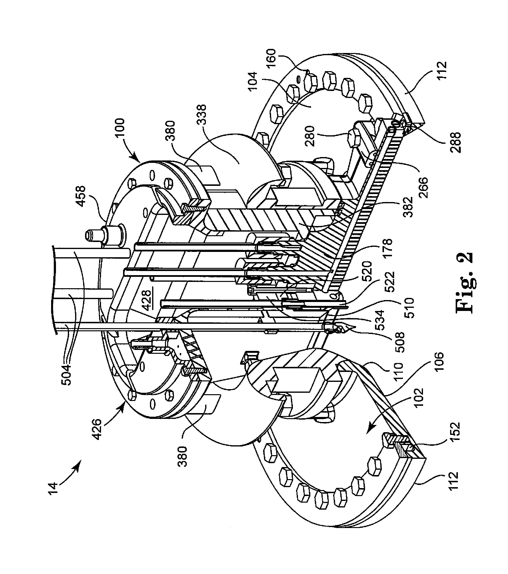 Barrier structure and nozzle device for use in tools used to process microelectronic workpieces with one or more treatment fluids