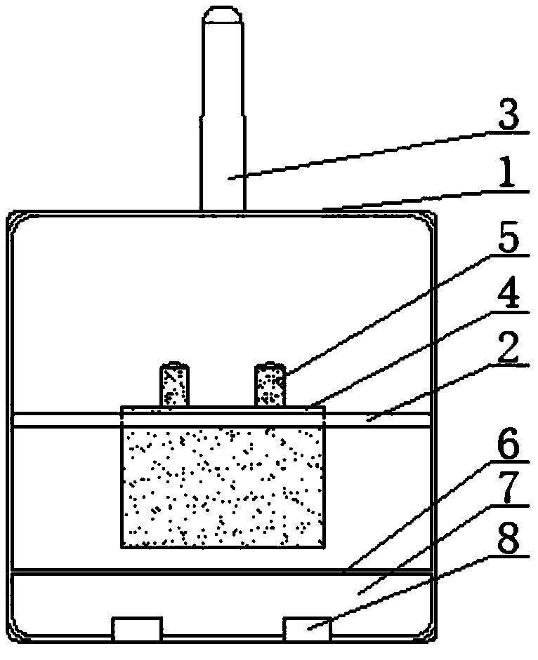 Remote horizontal vibration monitoring device