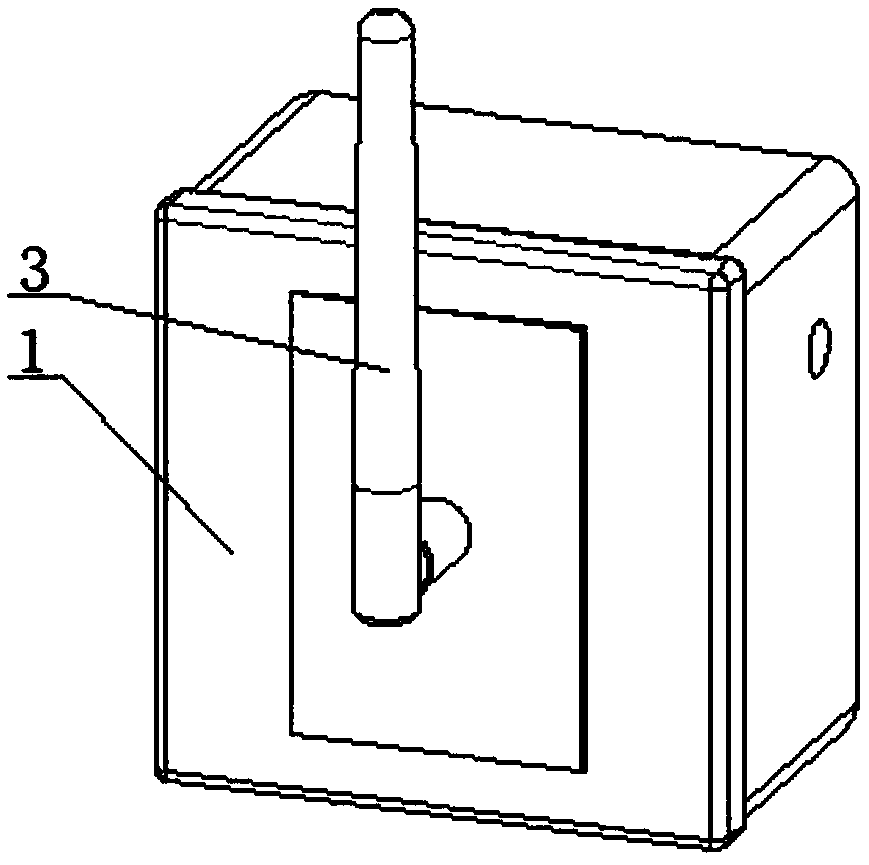 Remote horizontal vibration monitoring device