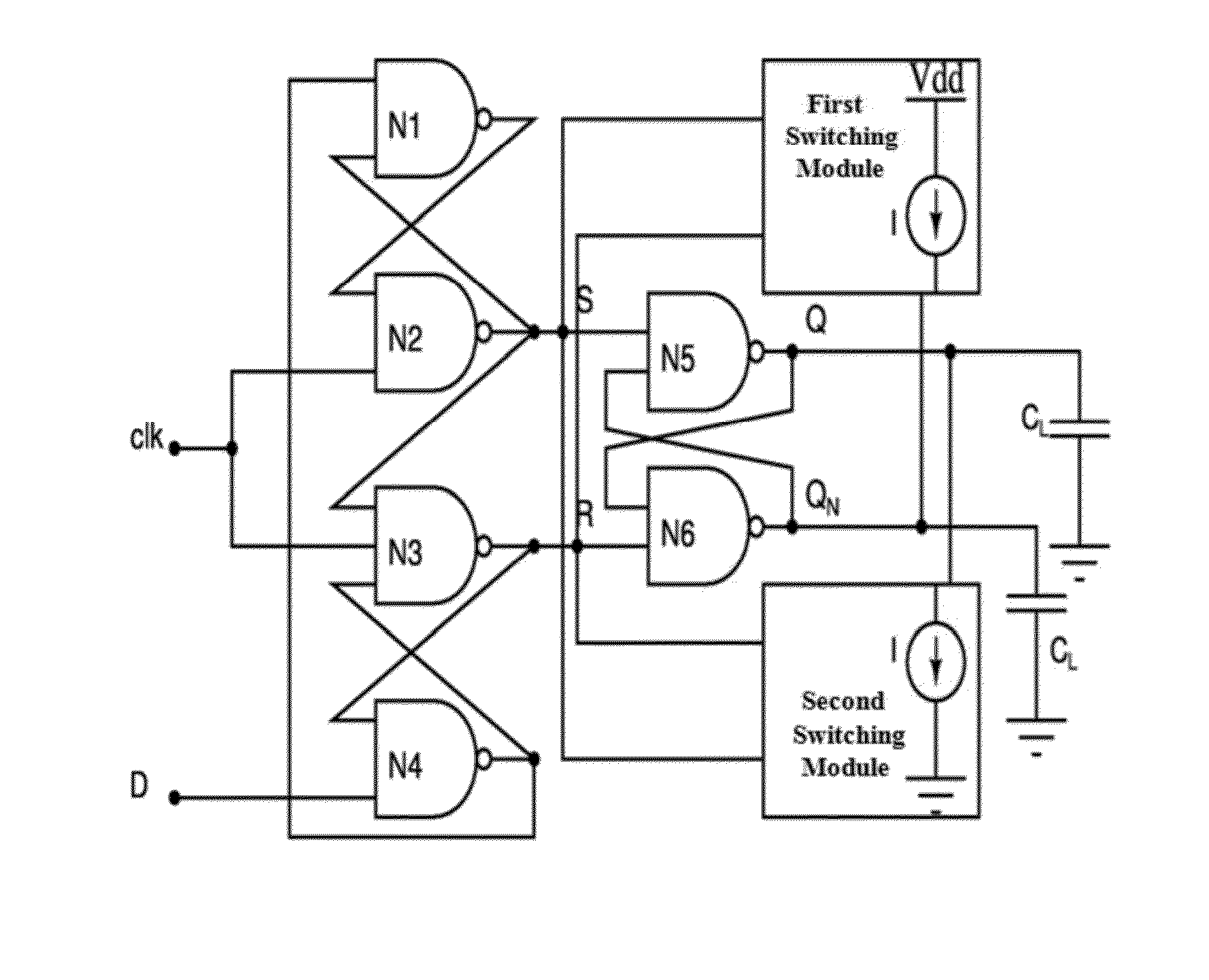 System and method for reducing metastability in CMOS flip-flops