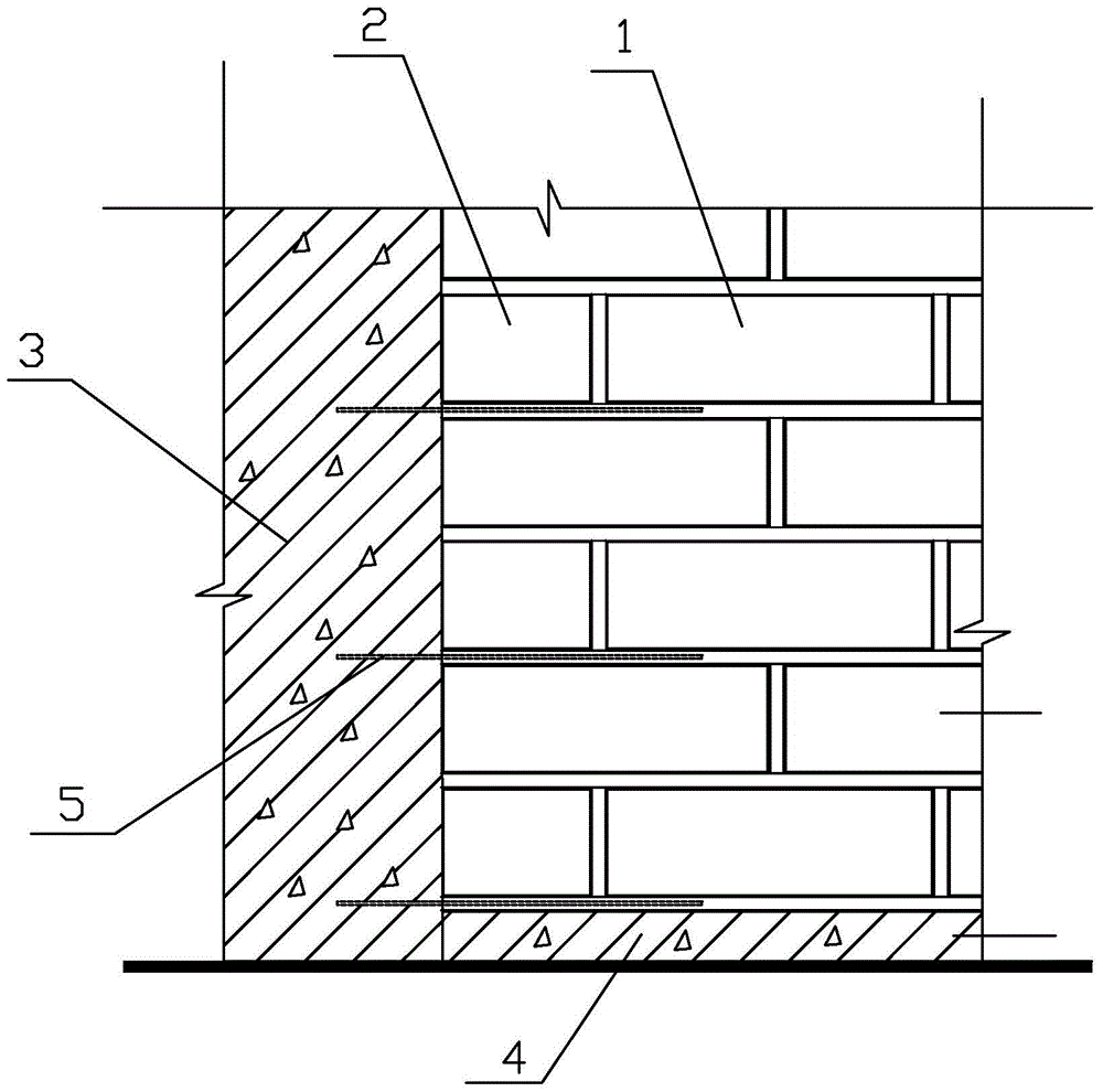 Construction method of autoclaved sand aerated concrete block wall based on bim technology