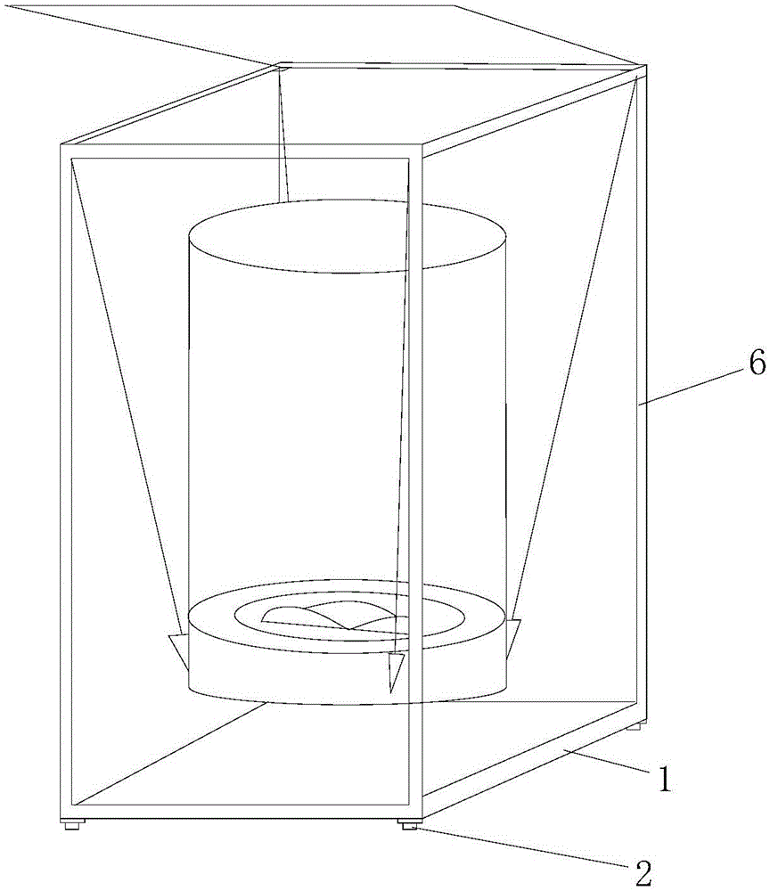 Automatic weighing device of washing machine