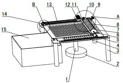 Rotary platform cow leather cutting machine