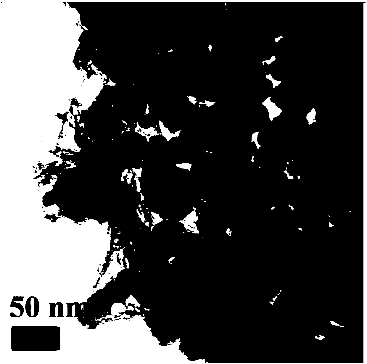 Preparation method of zinc oxide-graphite-like structure carbon-nitrogen flake nanocomposite material