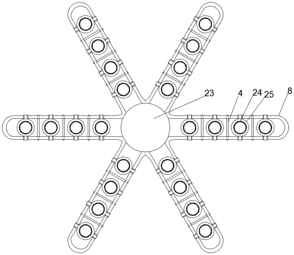 A separate installation type split flow centrifugal device