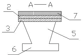 Mattress with excrement hole