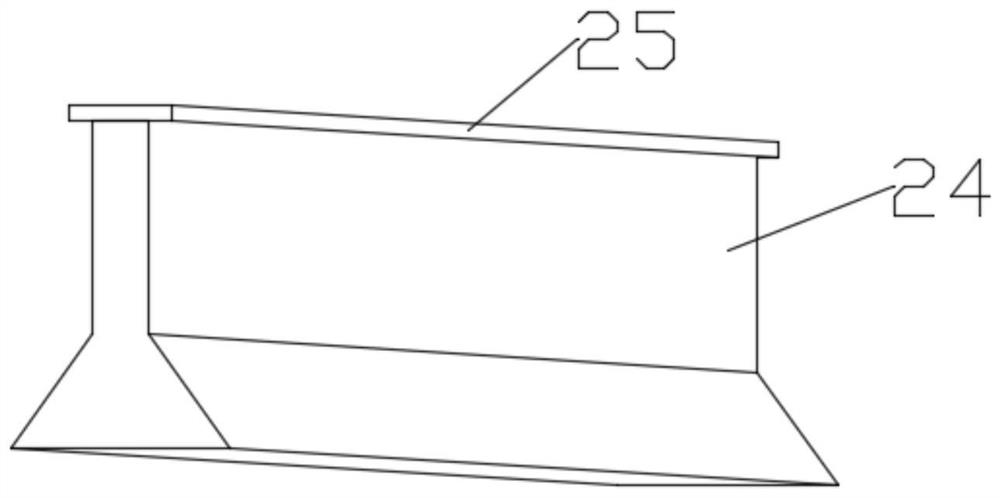 A device for removing water after cleaning medicinal materials