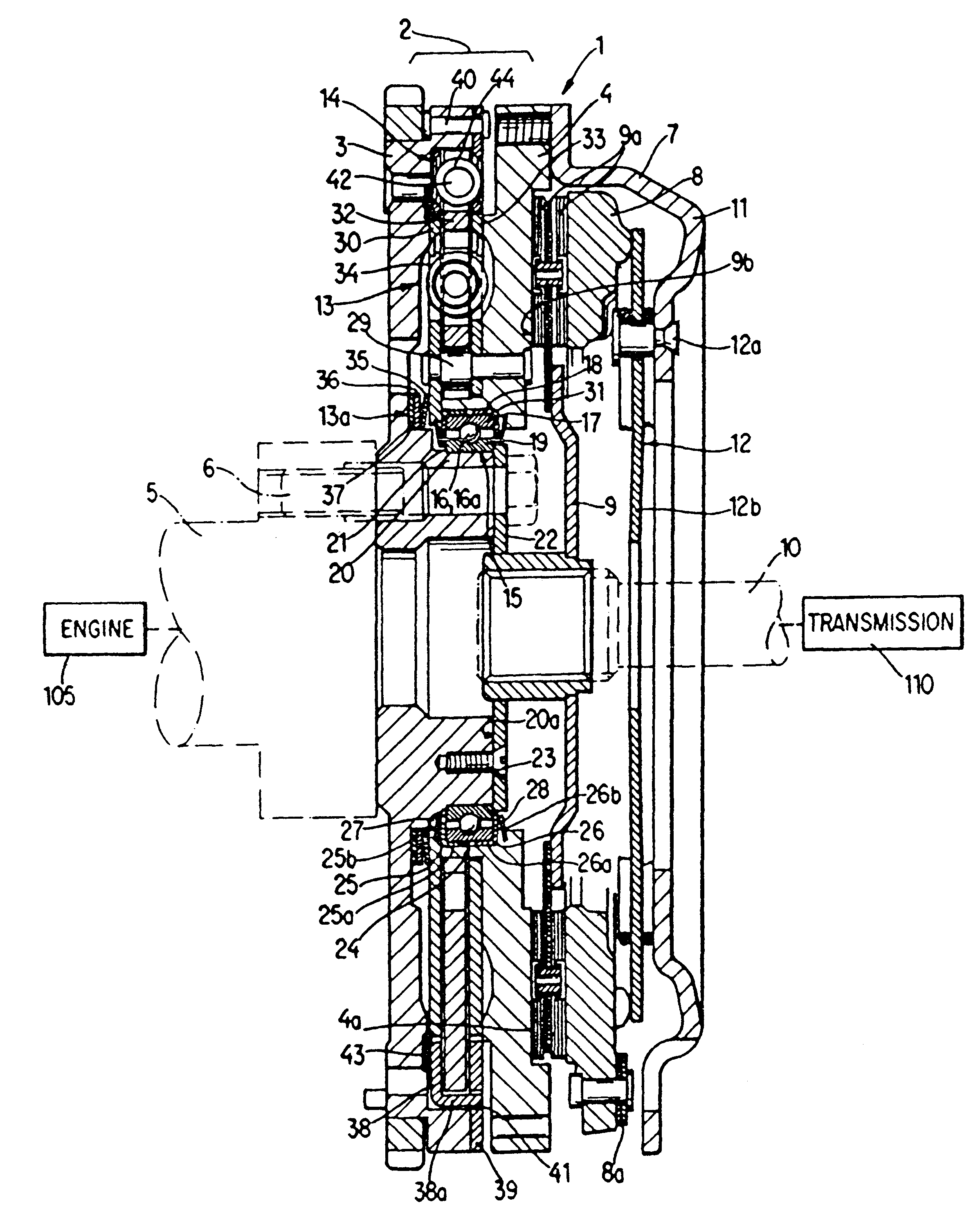 Torque transmitting and torsion damping apparatus for use in motor vehicles