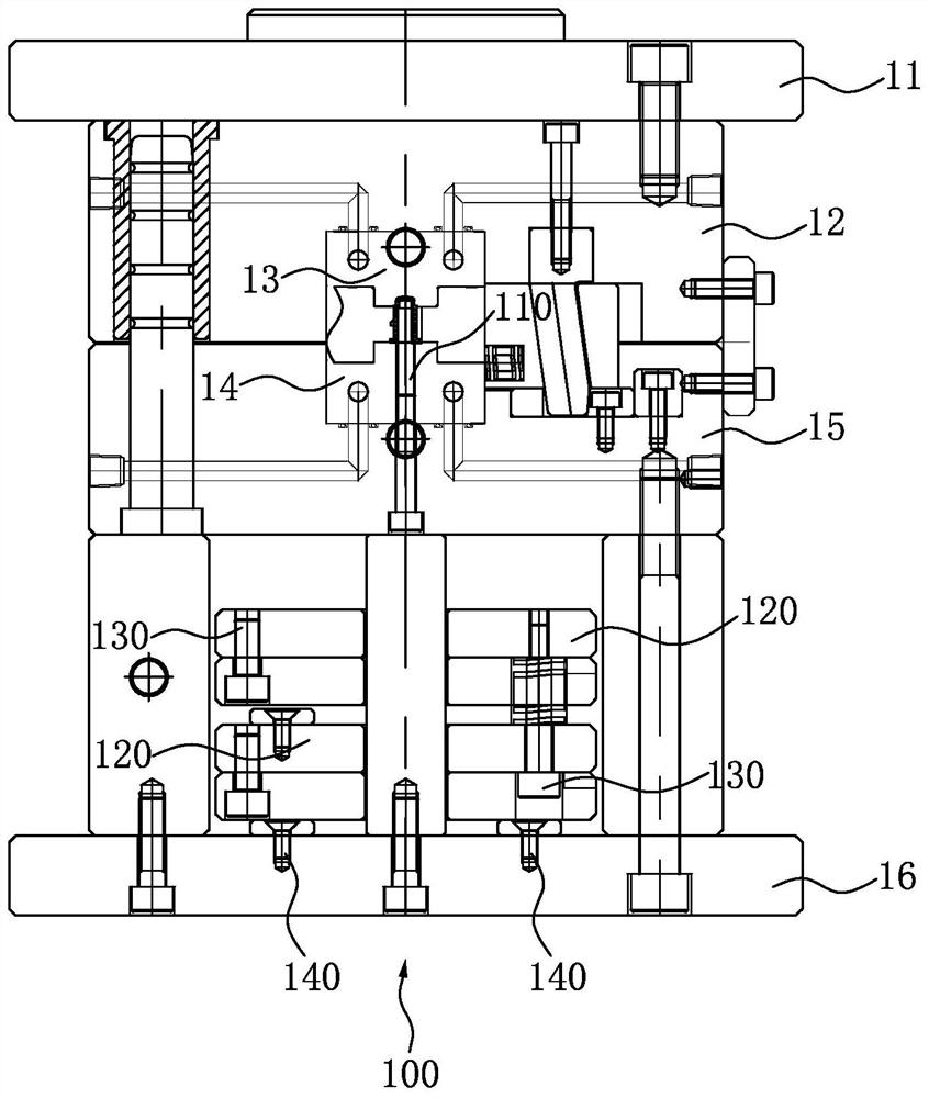 Inner gate cutting mechanism of mold