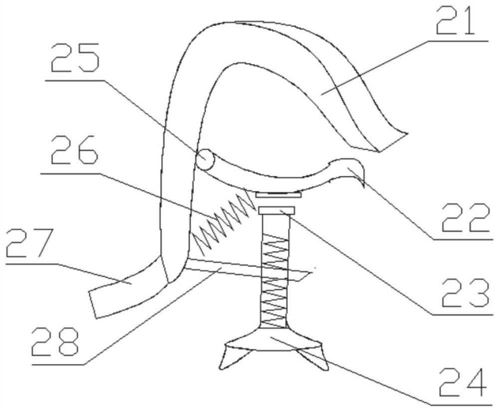 Complete equipment for fixing arc extinction switch and working method thereof