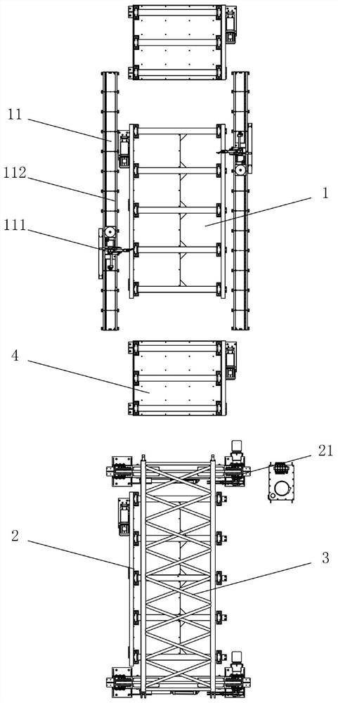 Welding production line and welding method of truss intersecting line