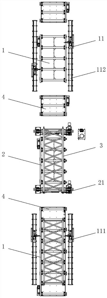 Welding production line and welding method of truss intersecting line