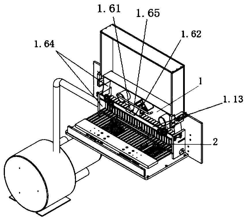 Cigarette warehouse arranging mechanism of special-shaped cigarette forming machine