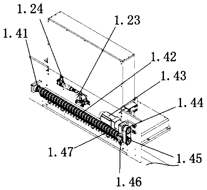 Cigarette warehouse arranging mechanism of special-shaped cigarette forming machine