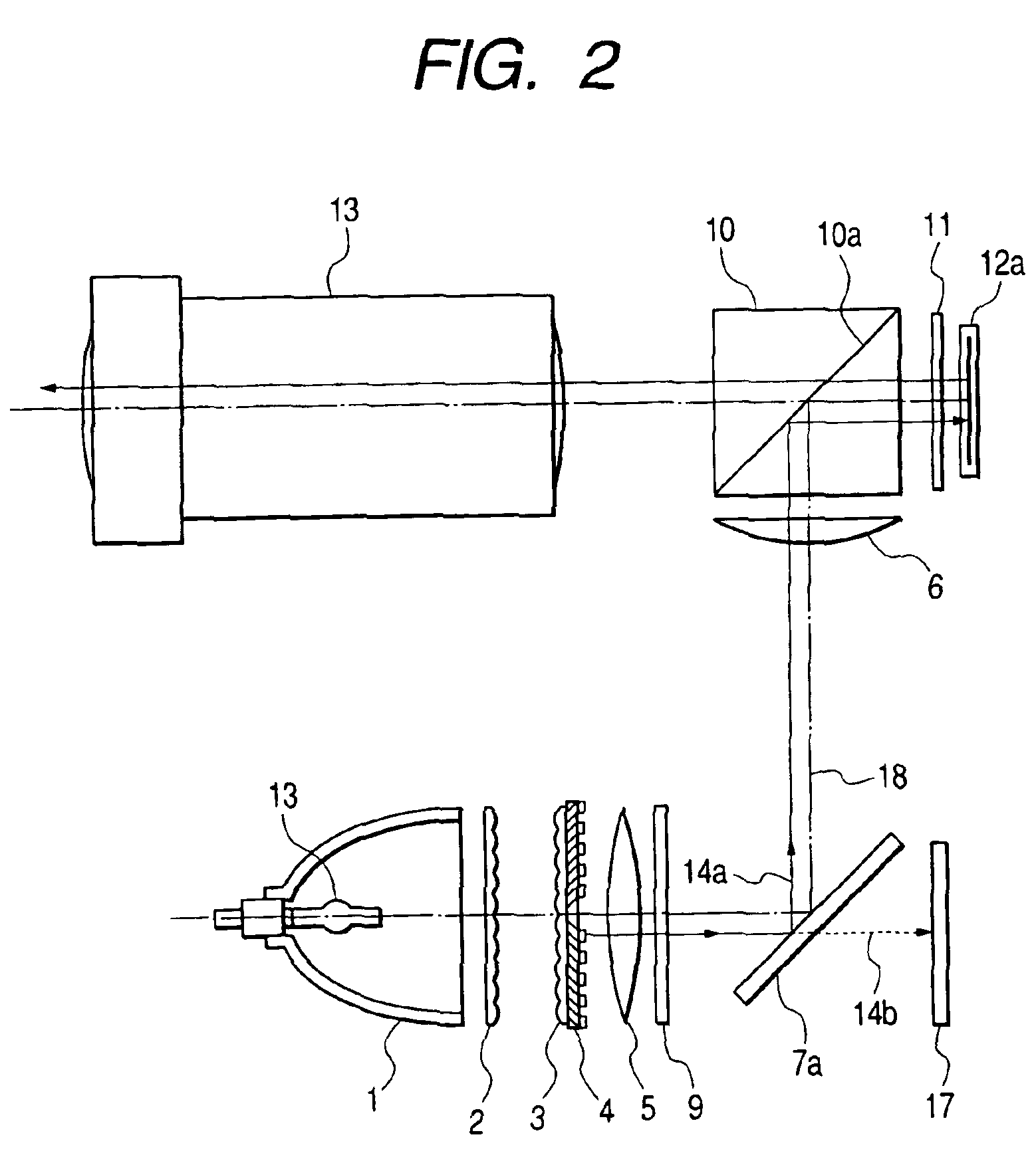 Optical unit, video display apparatus, and color switching method