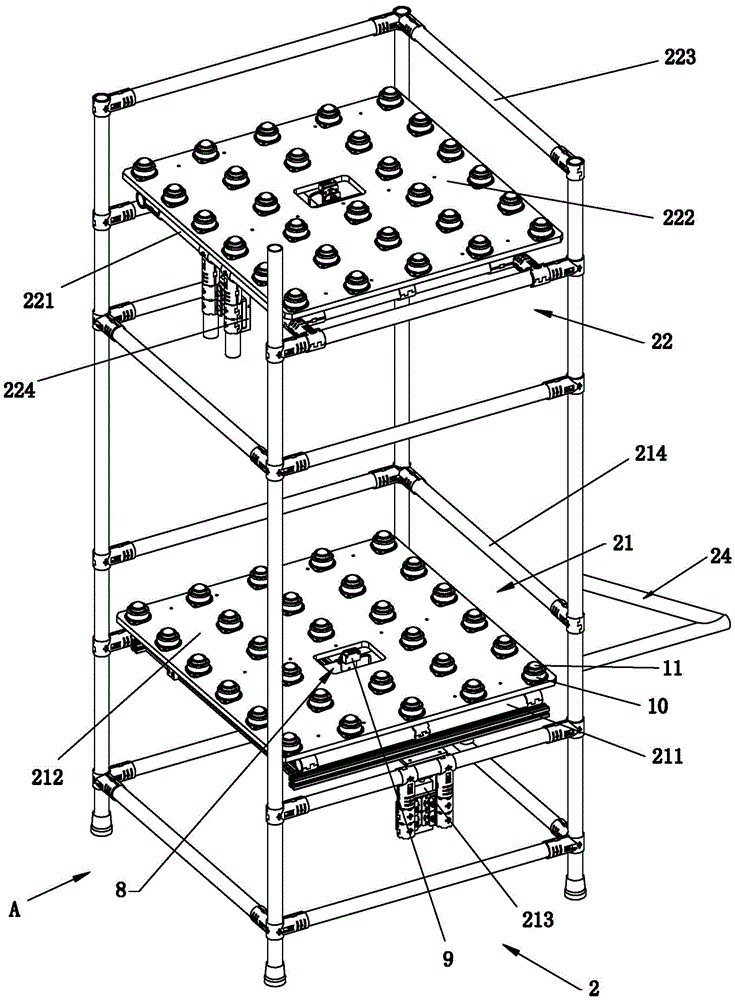 Material automatic loading and unloading device