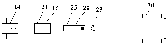 A table tennis ball ejecting device