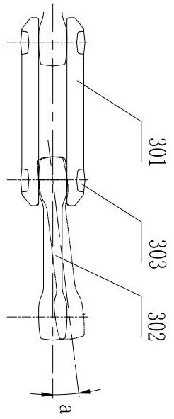 Piggyback type drying and conveying device capable of achieving climbing and rotation of skid vehicle body