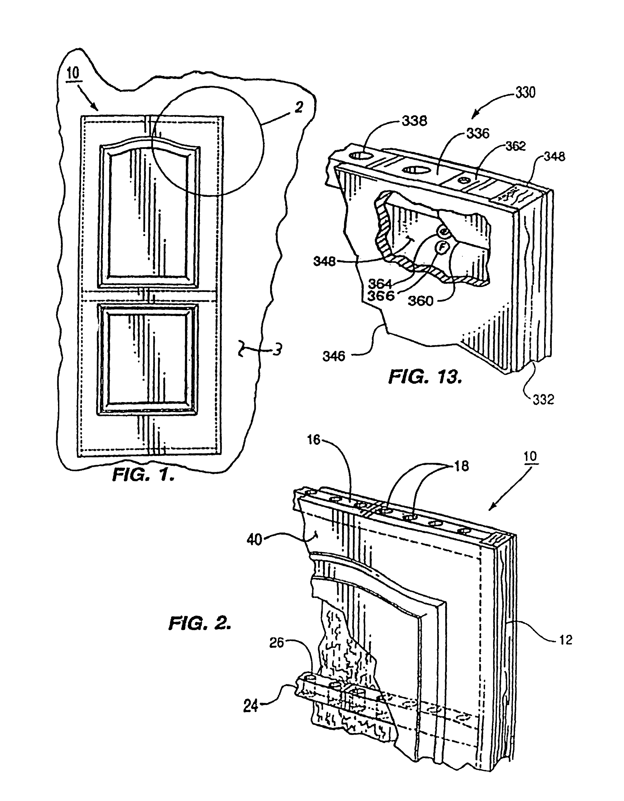 Hollow core door with internal air flow
