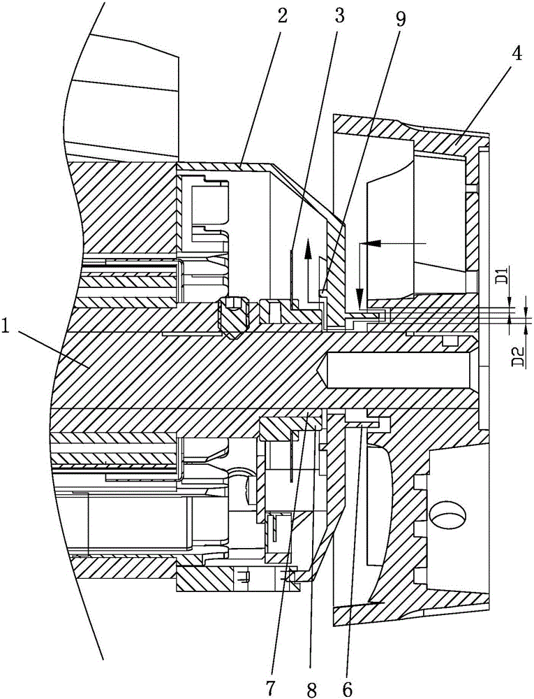 Dustproof structure of sewing machine housing