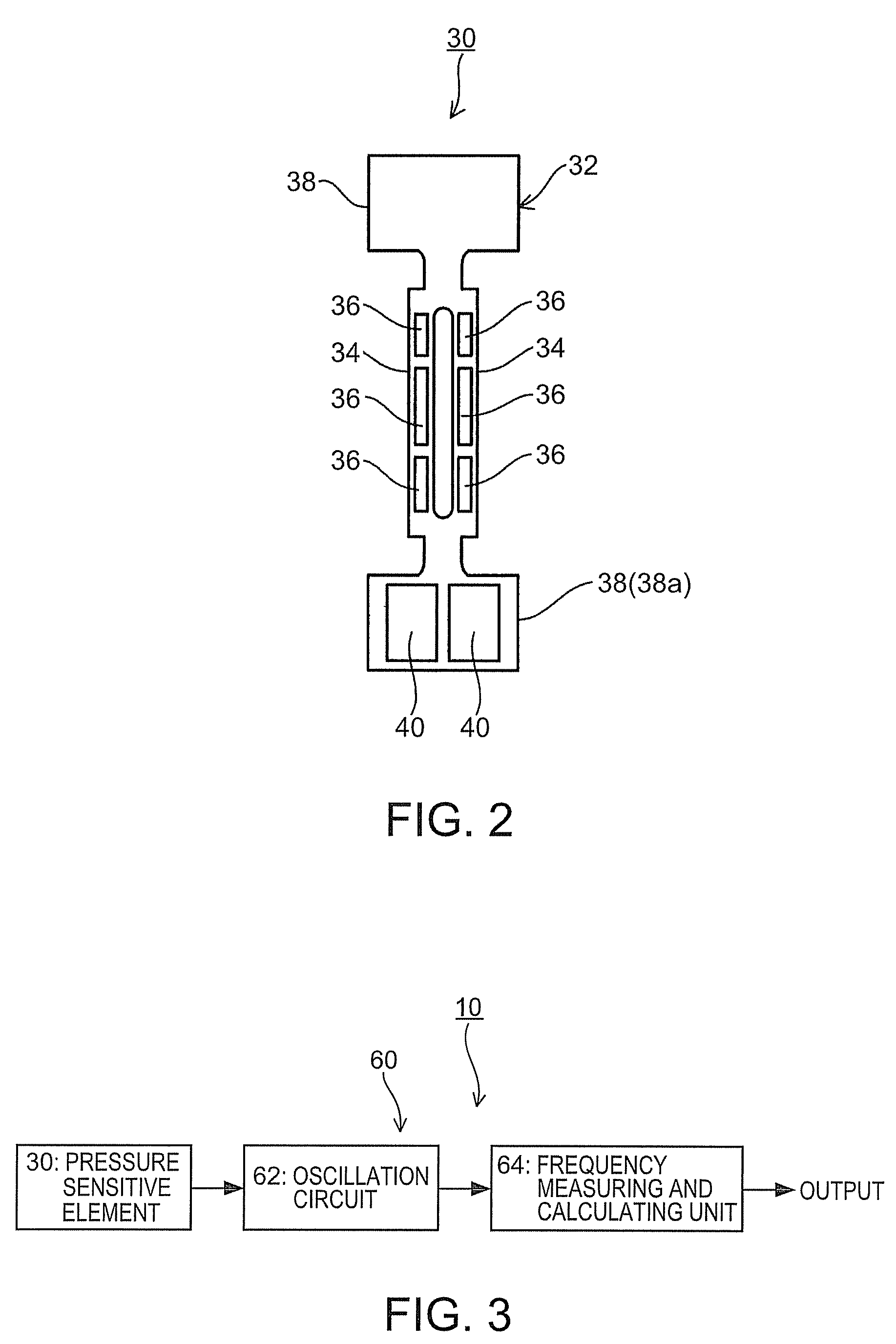 Pressure sensor having a diaphragm having a pressure-receiving portion receiving a pressure and a thick portion adjacent to the pressure-receiving portion