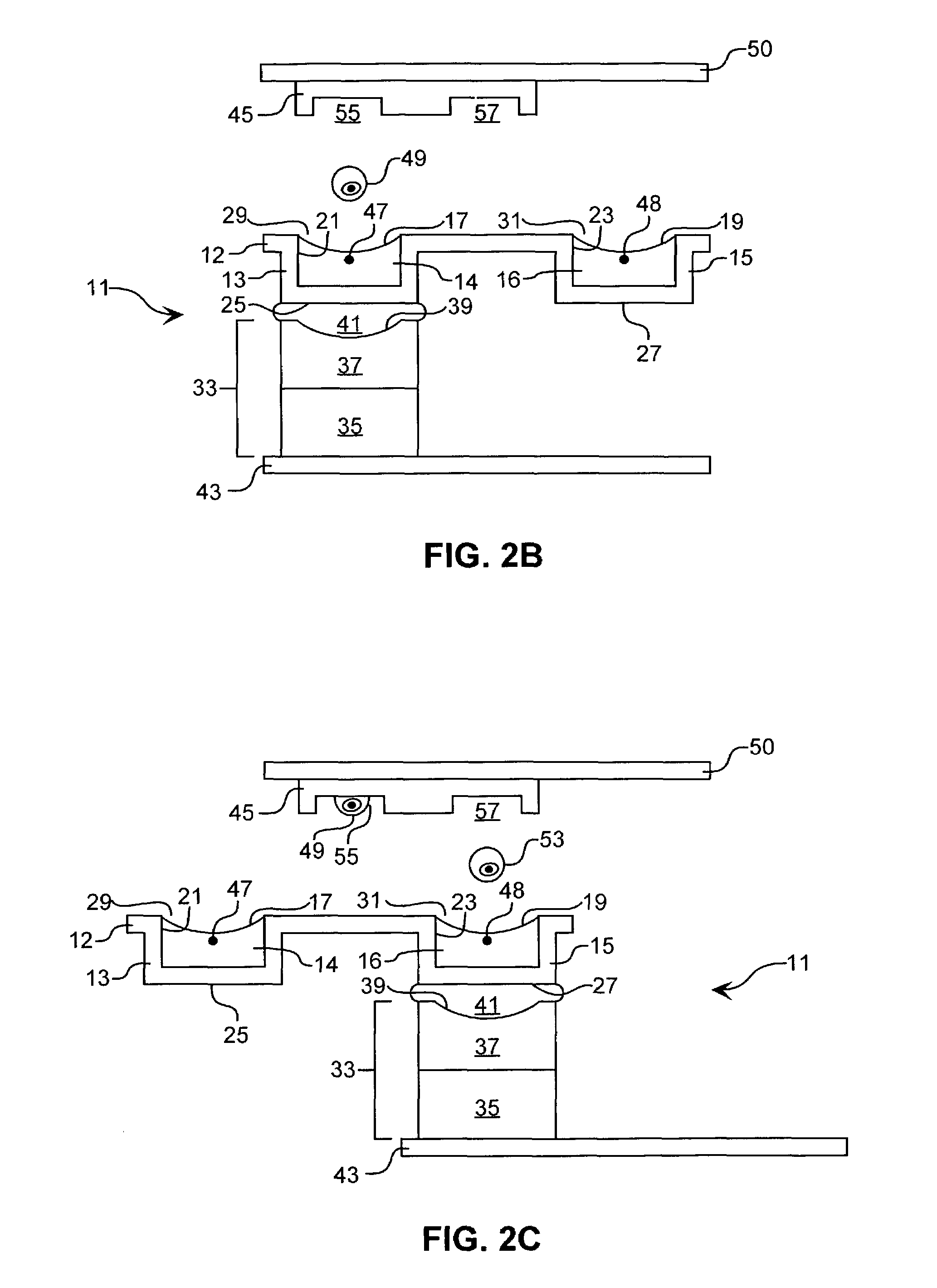 Spatially directed ejection of cells from a carrier fluid