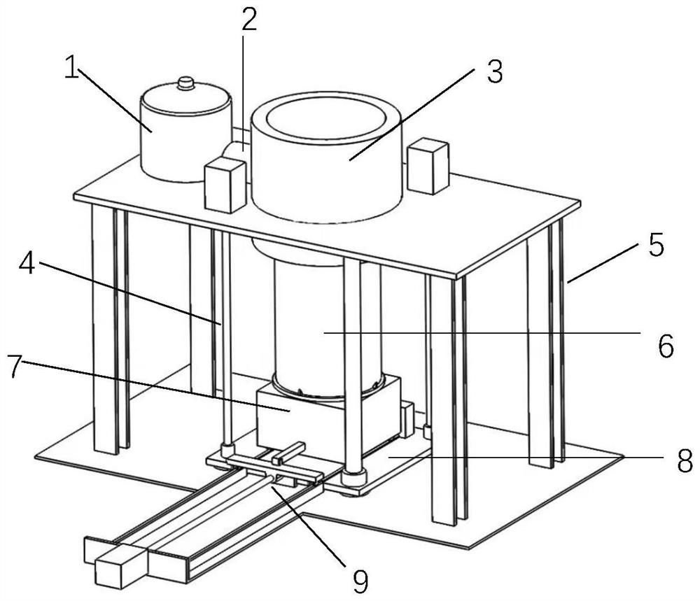 Segmented gamma scanning device for low-level radioactive waste bin