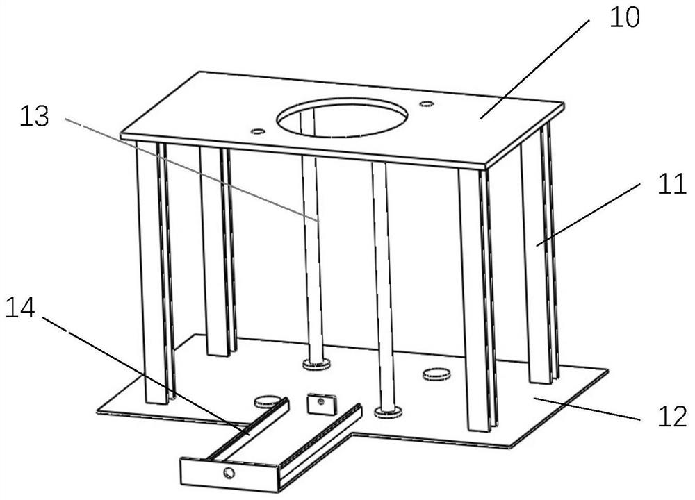 Segmented gamma scanning device for low-level radioactive waste bin