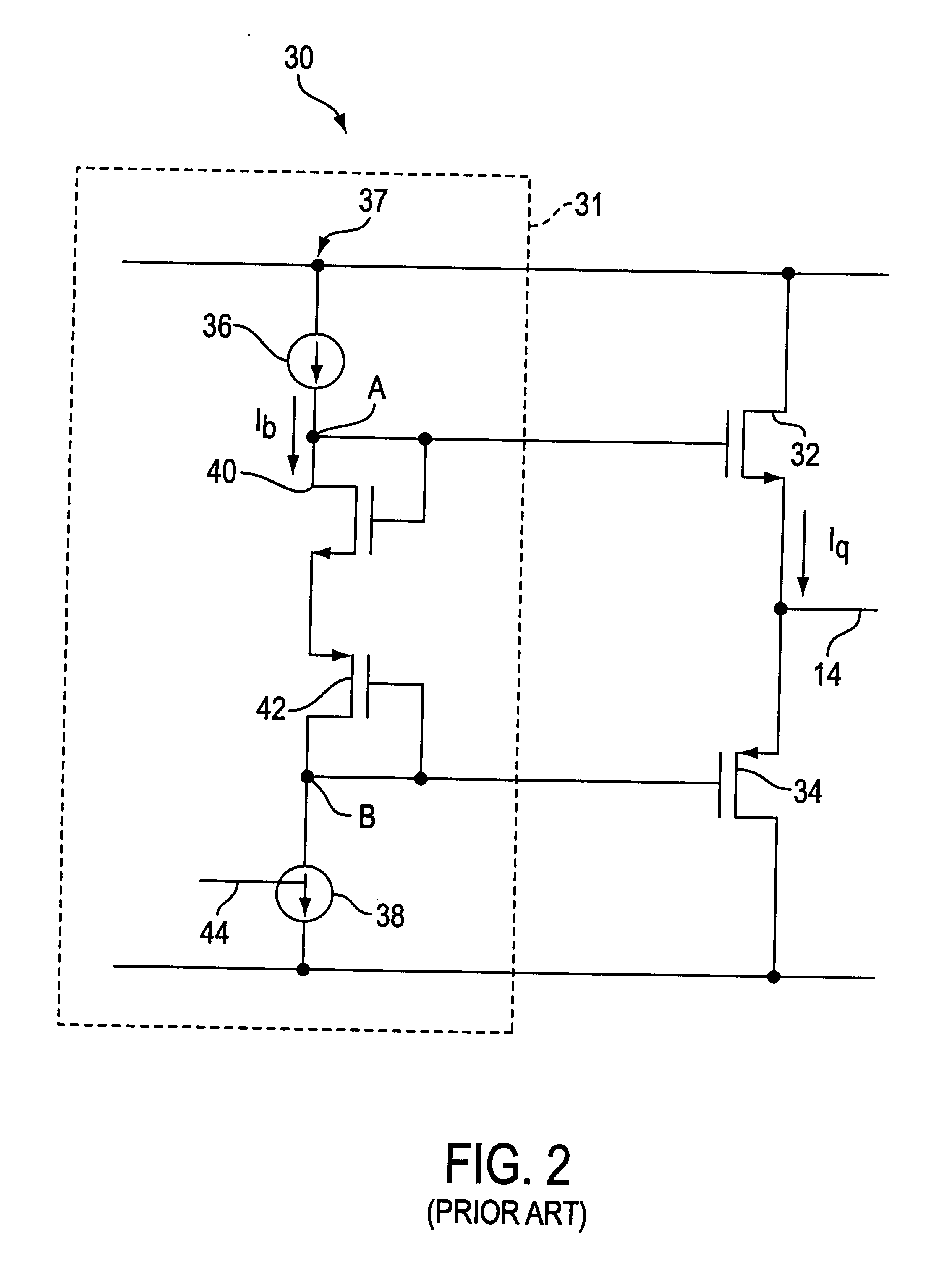 Control circuit driven by a differential input voltage and method for controlling same
