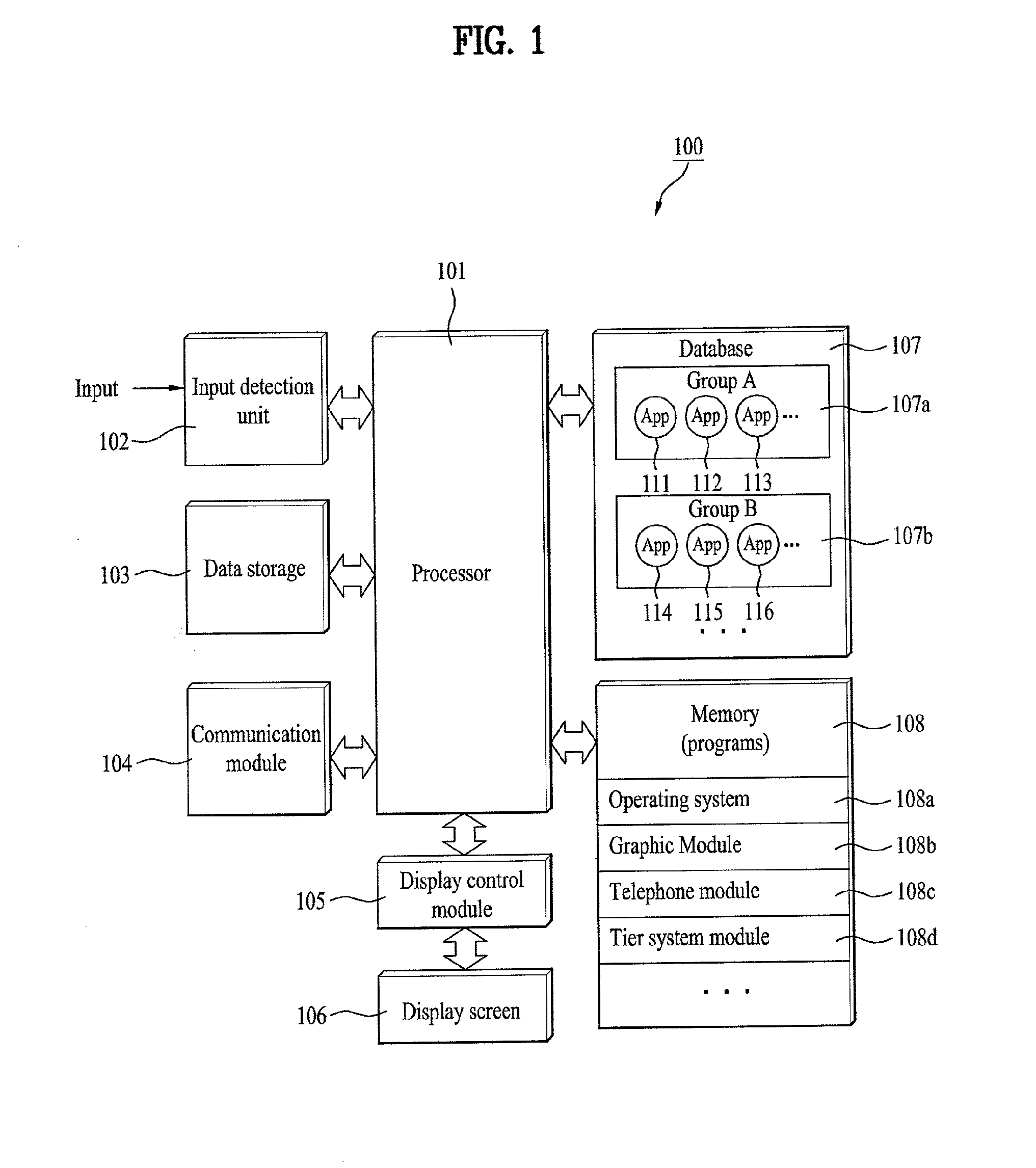 Computing device, operating method of the computing device using user interface