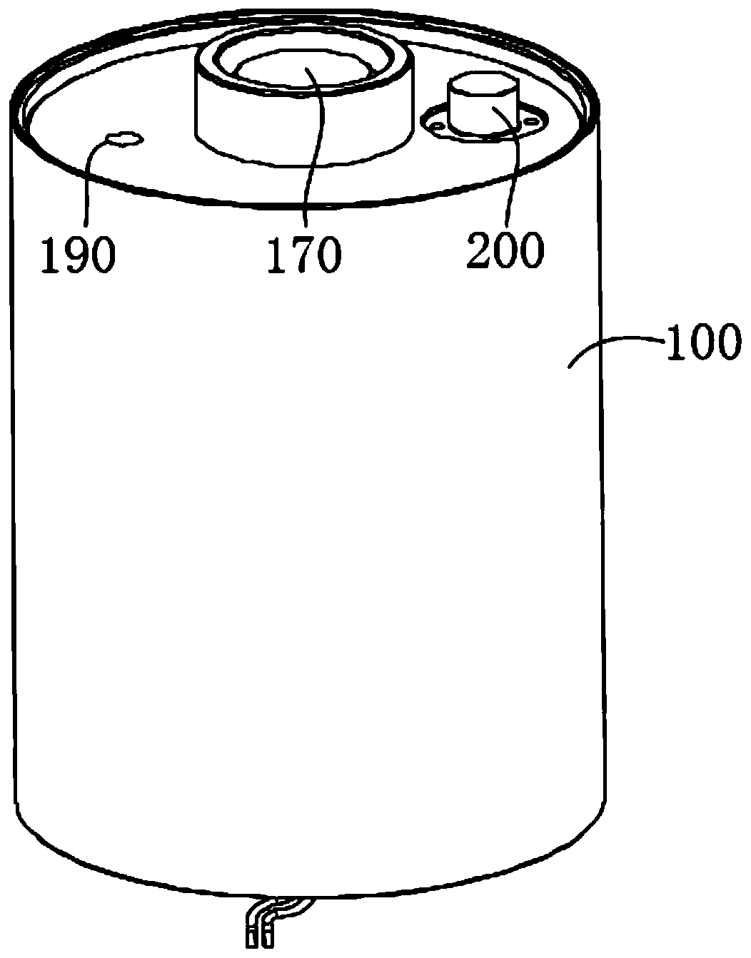 Energy storage component and electric energy storage device