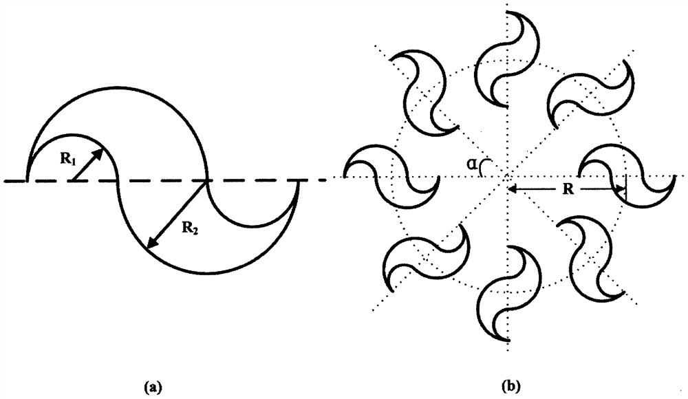 Dolphin-shaped cell circle array metasurface