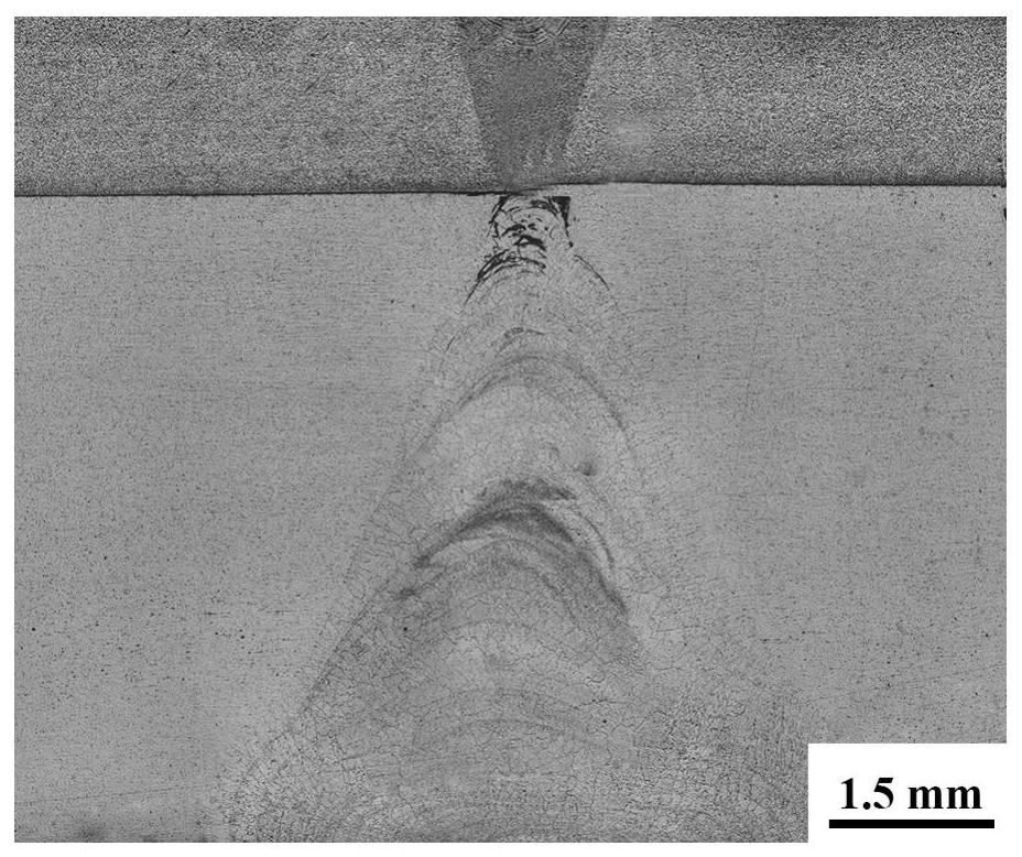 A kind of high-energy beam welding method of bimetal layered composite plate