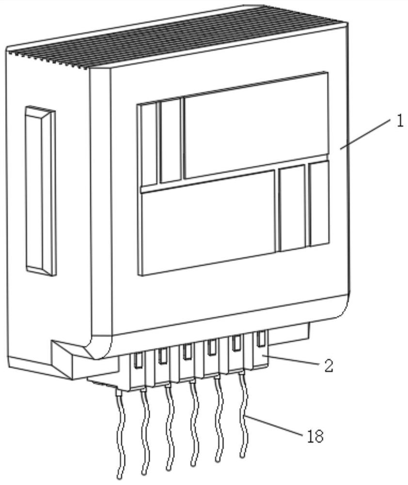 An inverter device for solar modules