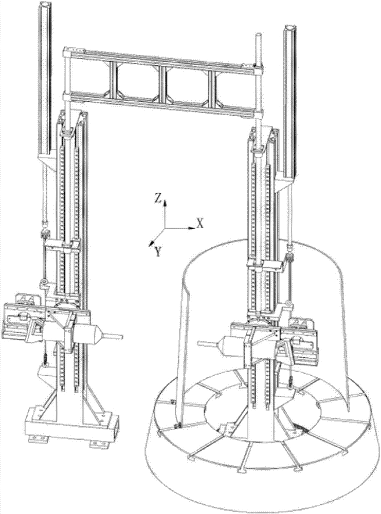 A semi-automatic electromagnetic riveting system for conical shell-like structural parts