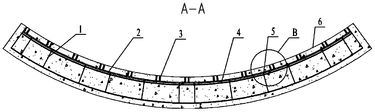 Shield tunnel segment capable of being reinforced and preparing method thereof
