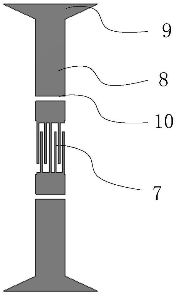 An absorbing and permeable integrated material with a broadband wave-transparent window