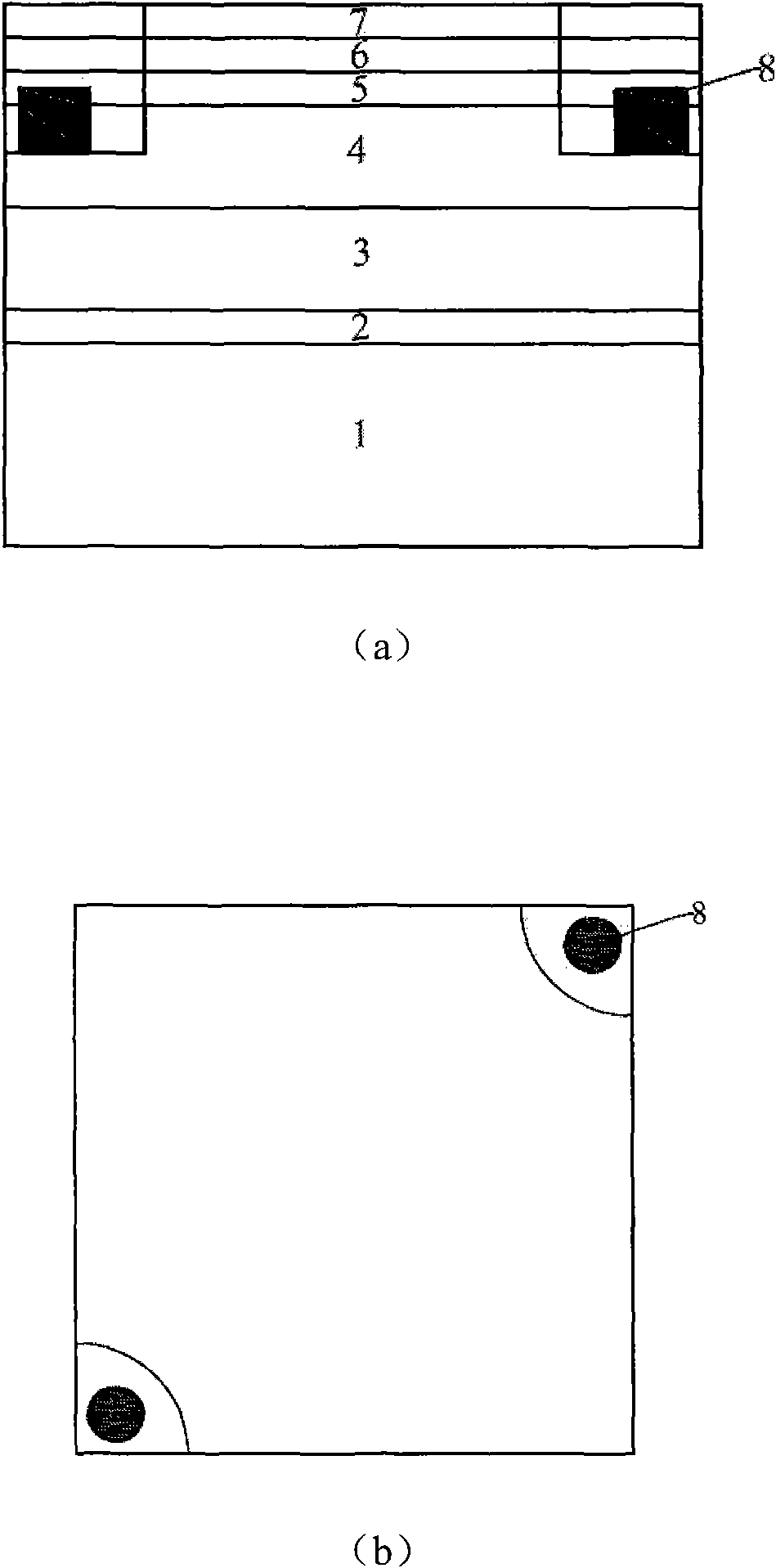 LED (light-emitting diode) of zinc-oxide based transparent electrode and manufacturing method thereof