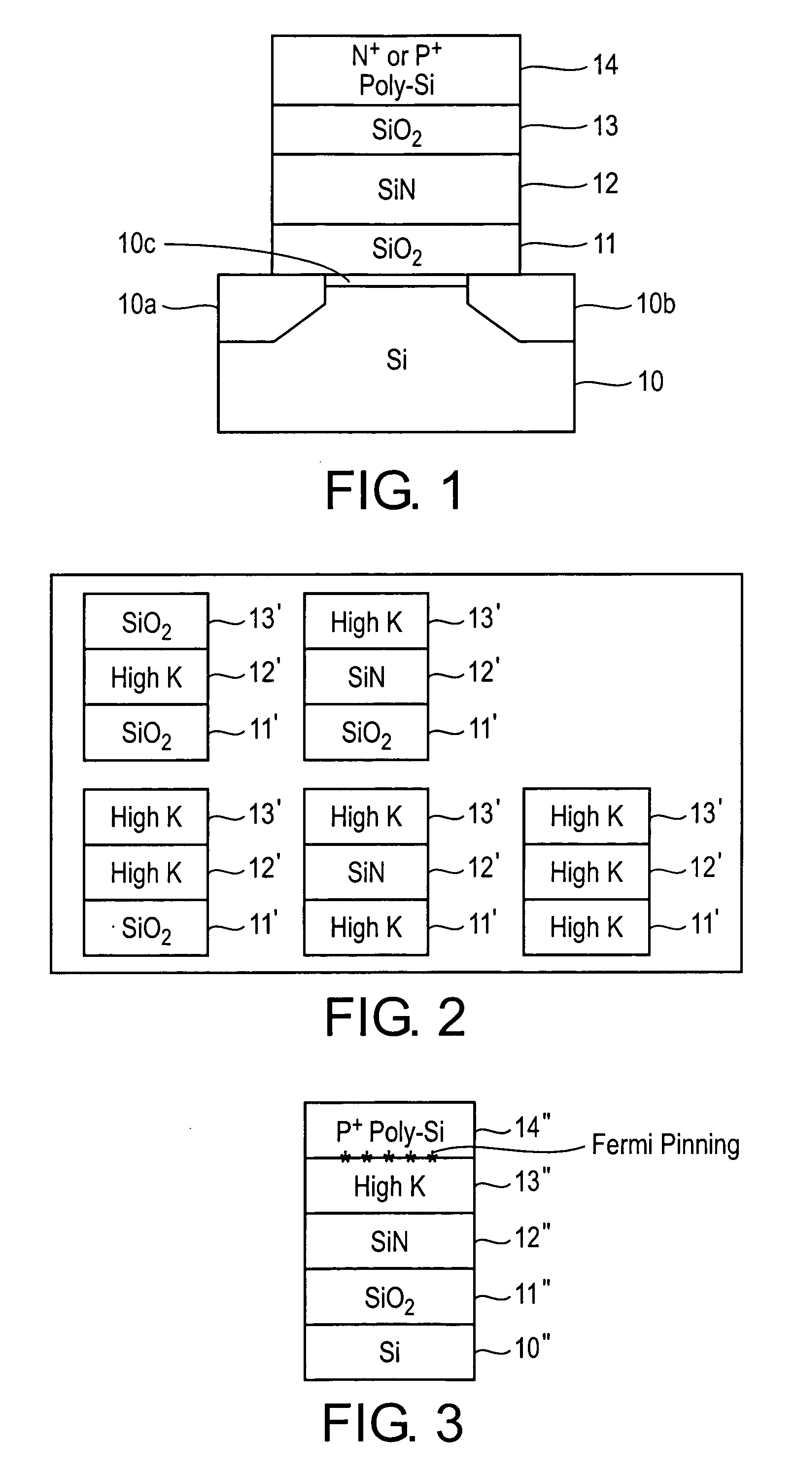 Non-volatile semiconductor memory device with alternative metal gate material