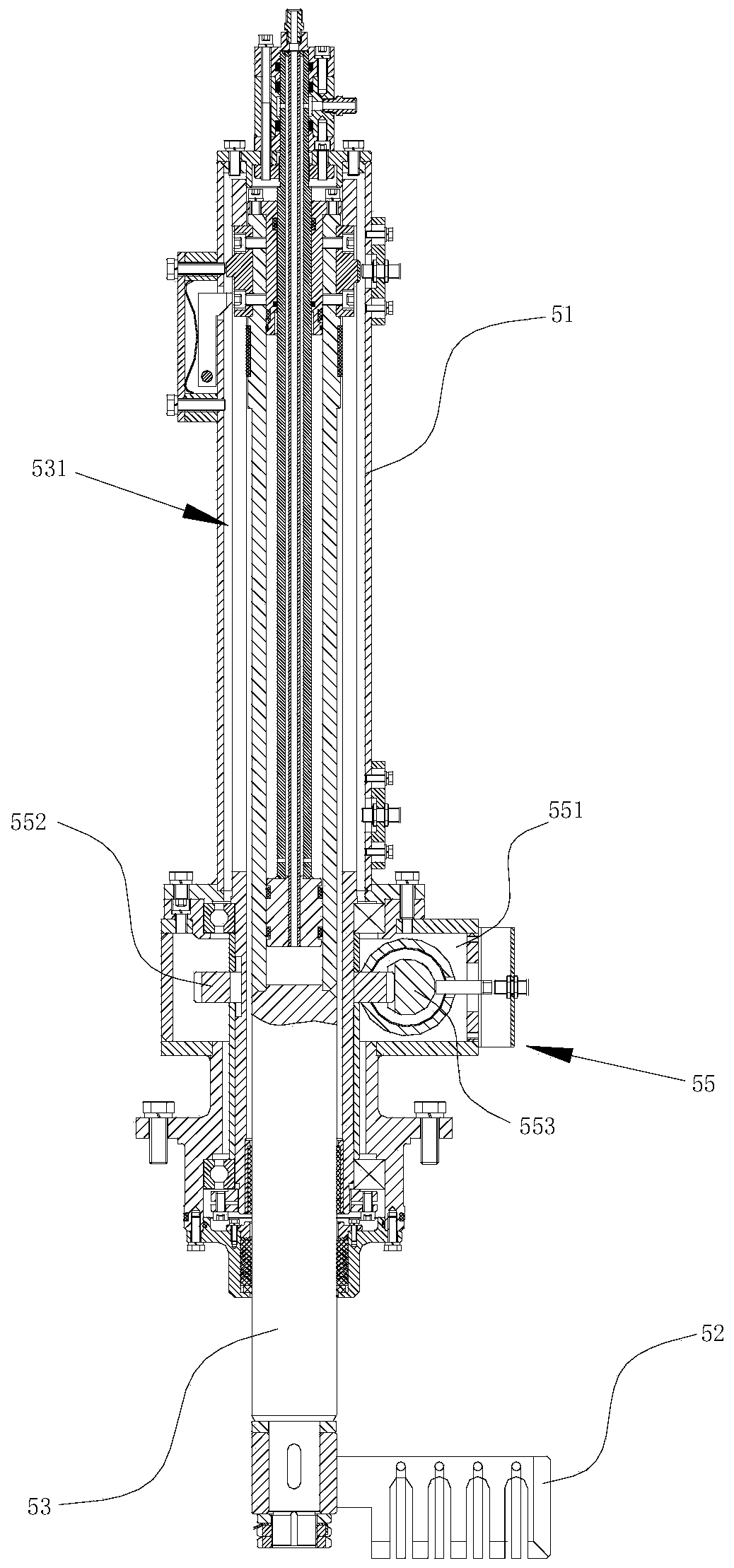 Flat-plate settling type centrifugal machine