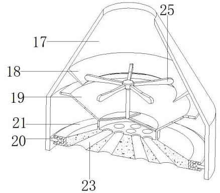 A sewage dispersion pretreatment device