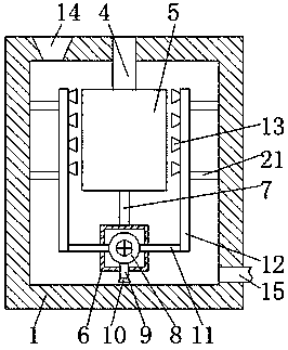 Mold provided with rapid cooling function and applied to electric refrigerator plastic accessory production