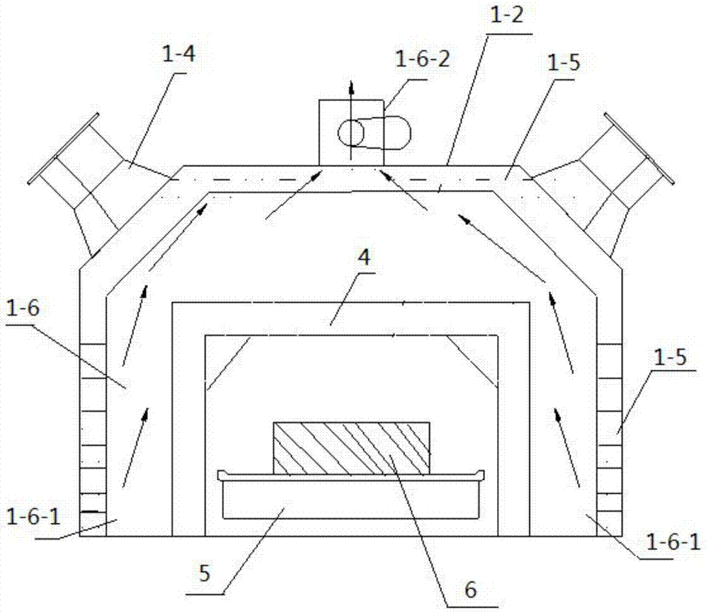 A microwave low-temperature smelting device for laterite nickel ore