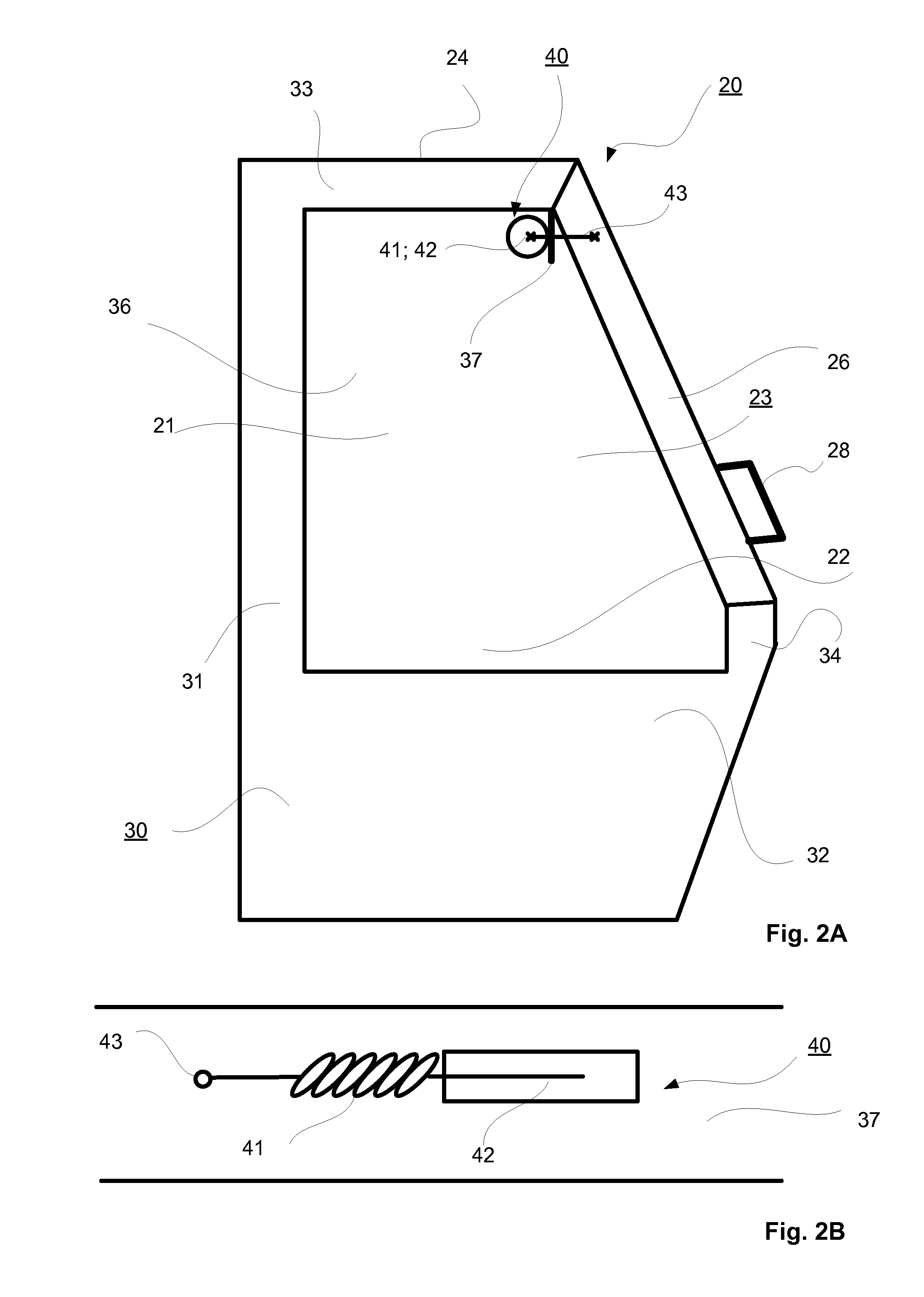 Temperature controlled display cabinet, in particular a freezer island, comprising a door