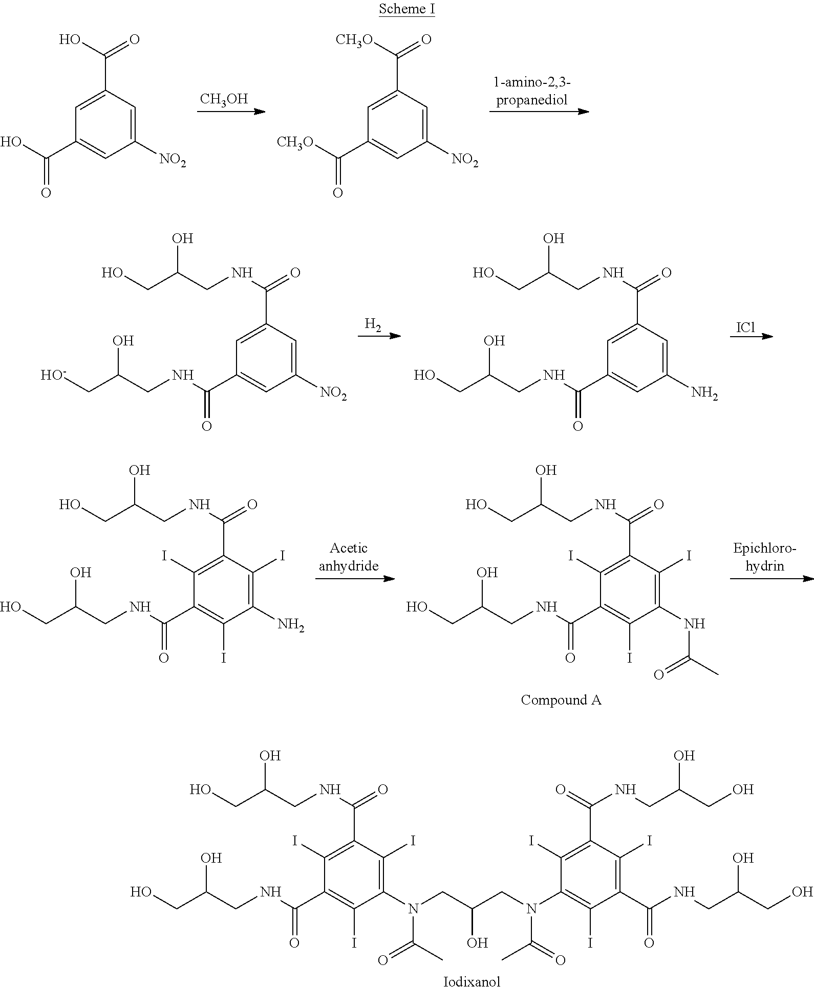 Processing crude iodixanol mixture by nanofiltration