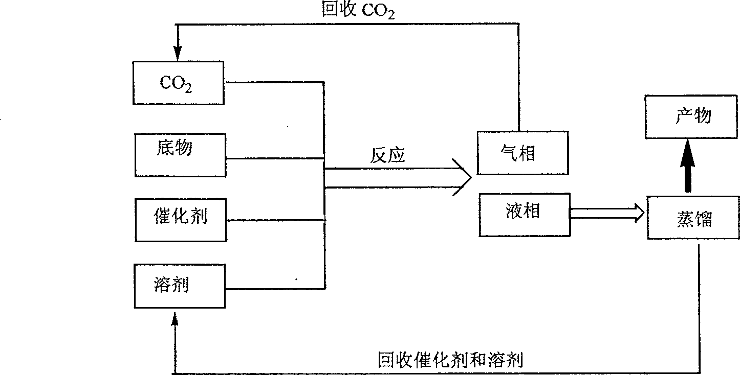 Method for preparing cyclic carbonate by using catalysis of periodic usable functional polyglycol