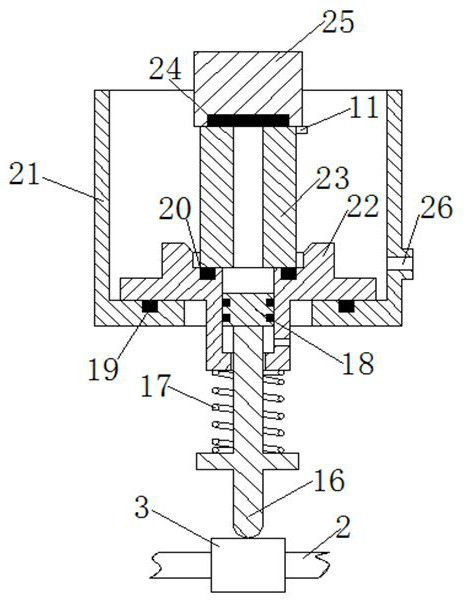 A volume alternating microporous inner surface cavitation strengthening device and processing method