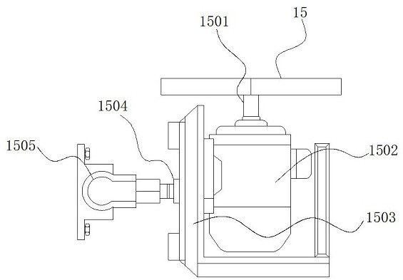 Winding device capable of achieving quantitative and segmented winding for automobile radar wire harness processing